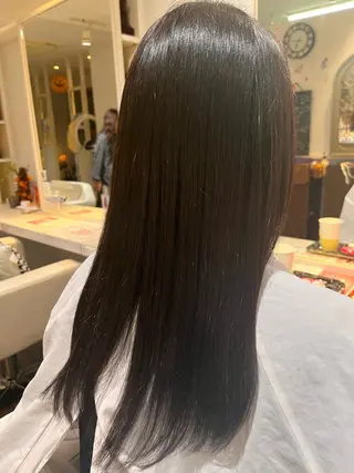 ロング 福本 好子のヘアスタイル