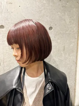 ショート カラー 岡本 蓮央のヘアスタイル