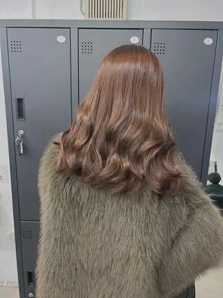 カラー ハイライト/レイヤー 河原町/Manatoのヘアスタイル