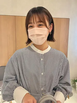ミディアム ヘアアレンジ 透明感color 🥣suzunaのヘアスタイル