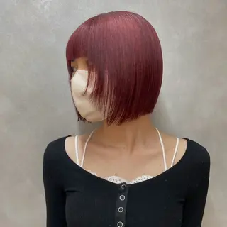 カラー 博多/ ブリーチ/ハイトーンのヘアスタイル