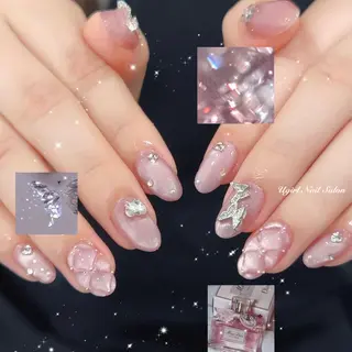 ネイル 🪄mimi🎀 Midori🪽のネイルデザイン