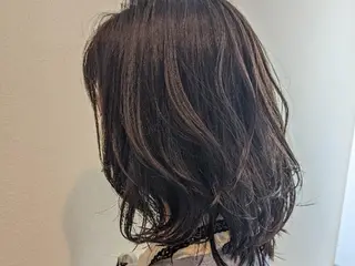 ミディアム 【大人艶カラー🌿】 中畑リョウのヘアスタイル