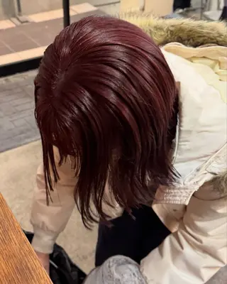 ミディアム 艶髪໒꒱/透明感 カラー🍀_そら🪽のヘアスタイル