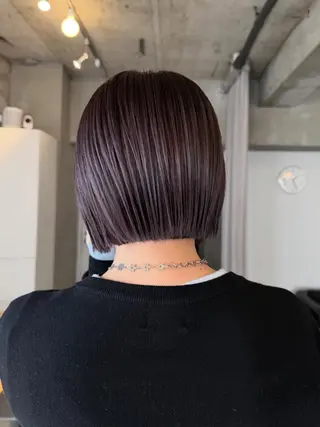 ショート カラー 中野 こころのヘアスタイル