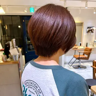 ショート カラー 甲斐 瑞稀のヘアスタイル