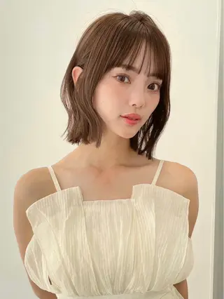 ミディアム ウルフ🦋顔まわり ❤︎ ͛MEIのヘアスタイル