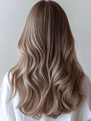 カラー 束感まつぱ🥑🤍 NATUKI🤍のヘアスタイル