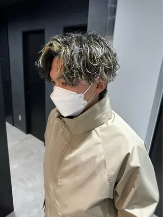 ショート カラー パーマ メンズ 🔥 メンズ 特化🔥RAIのヘアスタイル