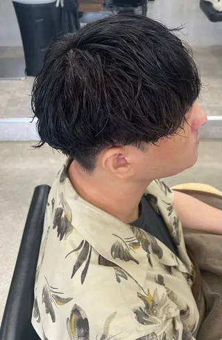 ショート パーマ 大島 渓翔のヘアスタイル