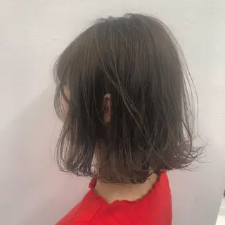 ショート カラー ヘアアレンジ 美髪矯正/透明感カラ ー🫧YUUKI🫧のヘアスタイル
