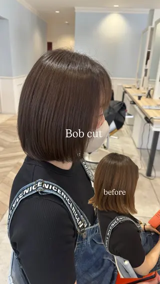 ミディアム カラー レイヤーカット /𝓡𝓲𝓷🍎のヘアスタイル