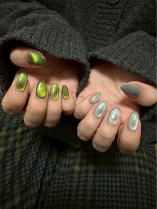 ネイル パラジェルフィルイン マグネット/倉持のネイルデザイン