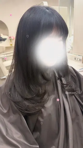 セミロング カラー ちえみ/ ボブ・ショート募集中のヘアスタイル