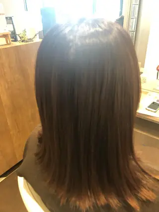 ミディアム 山田 由貴のヘアスタイル