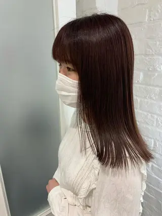ミディアム 矢澤 明日香のヘアスタイル