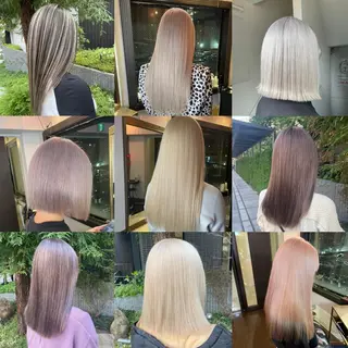 カラー 安田和洋 ブリーチカラー特化のヘアスタイル