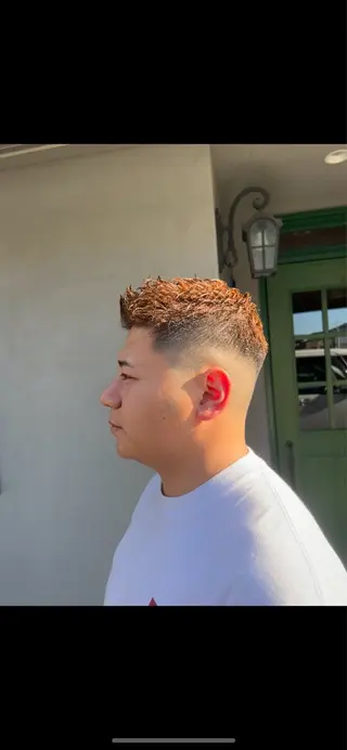 ショート メンズ SHION men's permのヘアスタイル