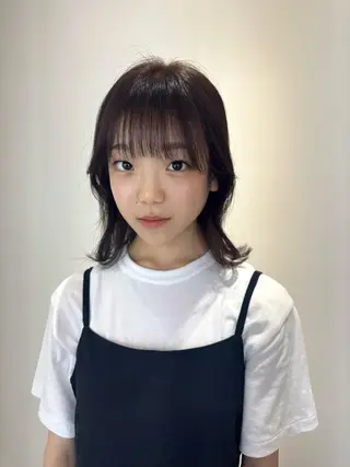 ミディアム 透明感のあるモテ艶髪 🫧AYAKAのヘアスタイル