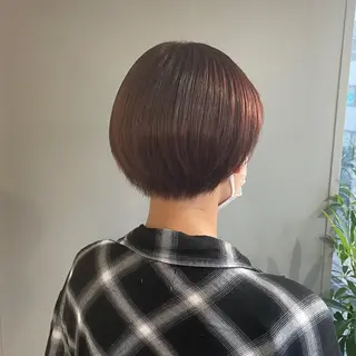 ショート ♡透明感/艶カラー/ M a I ♡のヘアスタイル
