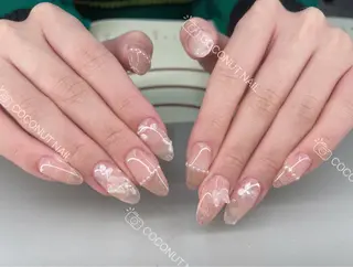 ネイル 神田 ココナッツのネイルデザイン