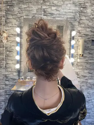 ロング ヘアアレンジ hair make  Lucciのヘアスタイル
