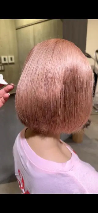 ショート 各務原/カラー/ブリ ーチお任せください！のヘアスタイル