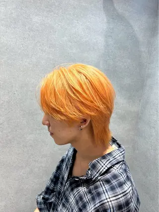 メンズ 韓国メンズヘア/ ハイトーン🤍みなとのヘアスタイル