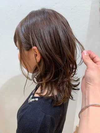 セミロング 髪質改善レイヤー/ ボブたんの翔太のヘアスタイル