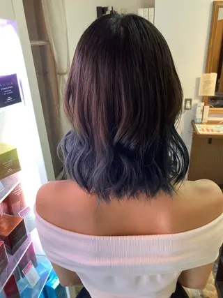 ミディアム カラー 💫 シュン💫のヘアスタイル