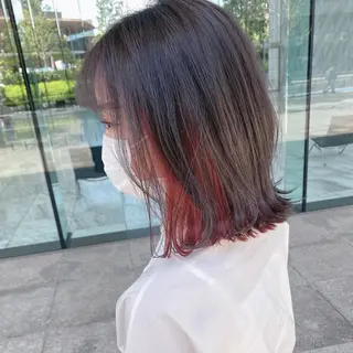 ショート カラー ヘアアレンジ 【代表】 たき〜のヘアスタイル