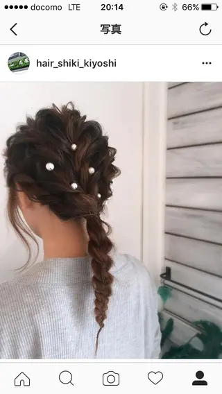 ヘアアレンジ hair shiki -志希-のヘアスタイル