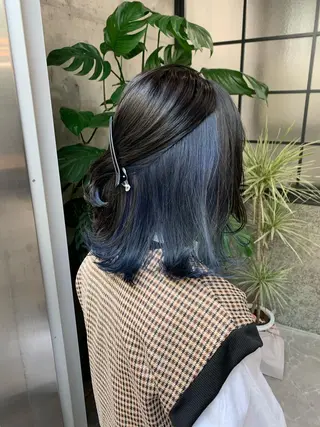 ミディアム 垢抜けヘア♡柔らかい カラー/mihoのヘアスタイル