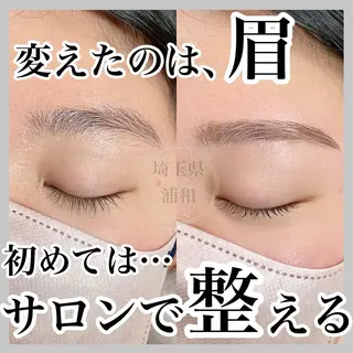 アイブロウ プル eyelashのマツエク・マツパデザイン