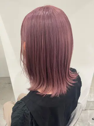 カラー 広島:ミルキーカラー tsumaのヘアスタイル