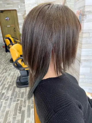 ミディアム カラー 大坪 拓斗のヘアスタイル