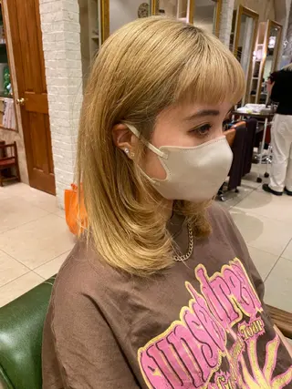 ミディアム sakamoto sayaのヘアスタイル
