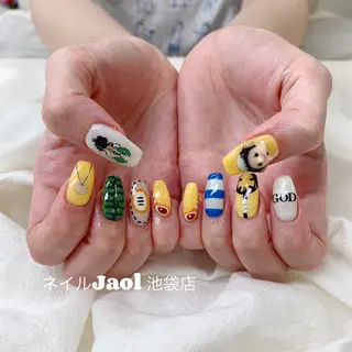 ロング ネイルJaol 池袋のネイルデザイン