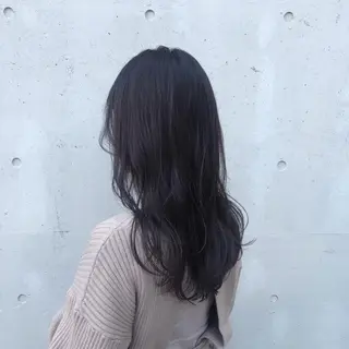 ロング カラー ヘアアレンジ 酸性縮毛矯正🧴韓国 レイヤー/髪質改善のヘアスタイル