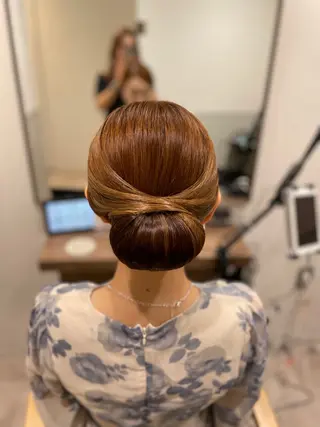 ヘアアレンジ 【銀座】ヘアセット& イメコンSharmeのヘアスタイル