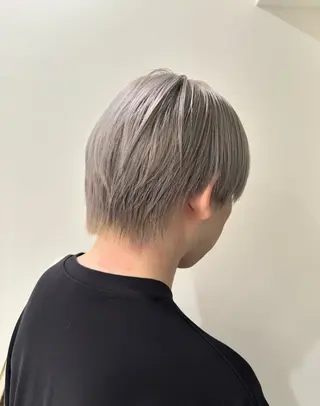 ショート カラー メンズ [渋谷美容師] 玲弥のヘアスタイル