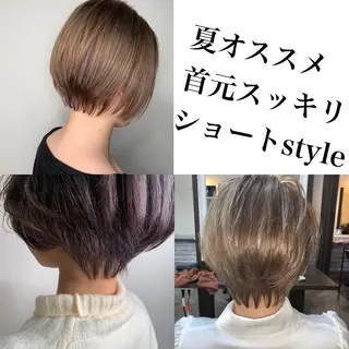 ショート カラー メンズサロン ANSWERのヘアスタイル