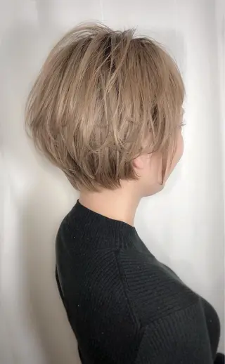 ショート カラー パーマ ショートの神✨AFL OAT 井上康平のヘアスタイル