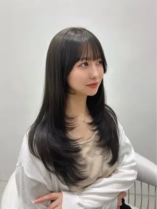 ロング カラー sho/ 名古屋/栄/韓国ヘアのヘアスタイル