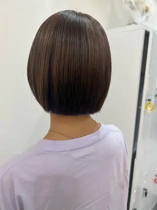 ショート カラー ヘアアレンジ マツエク・マツパ アイブロウ 村岡 芽衣のヘアスタイル