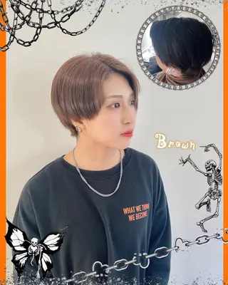 似合わせカット/ デザインカラー🦄のヘアスタイル