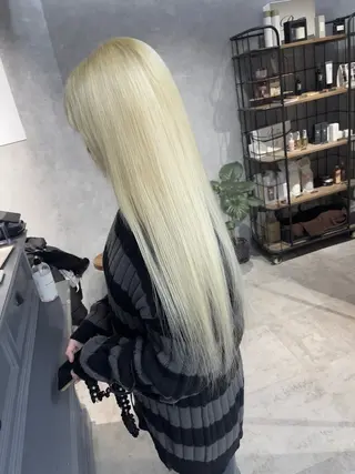 ロング カラー 福西 洋斗のヘアスタイル