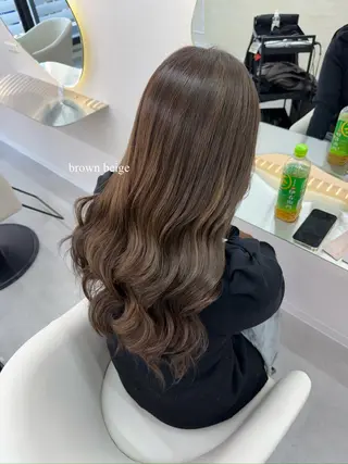 ロング カラー 【メンズ特化】池袋 韓国スタイル飯塚のヘアスタイル