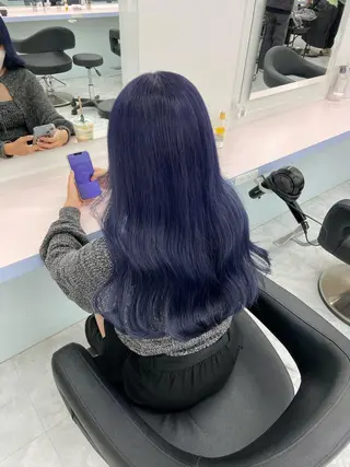 ロング カラー レイヤー×透明感カラ ーHAYATOのヘアスタイル