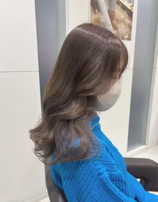 セミロング 艶カラー /顔周り◎ 小川泰輝🫧のヘアスタイル